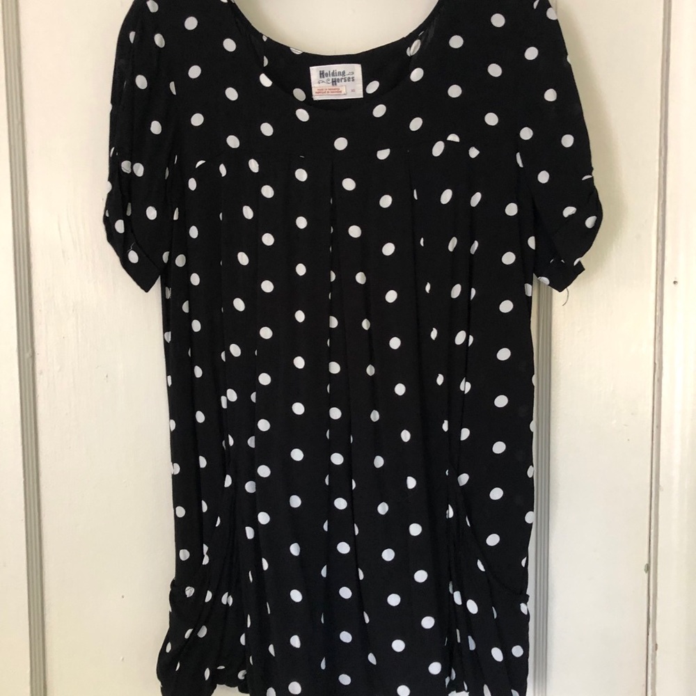 Polka dot tunic